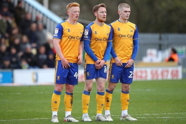 Matty Longstaff (left) has been an integral part of Mansfield's climb up the table since joining on loan from Newcastle in January.