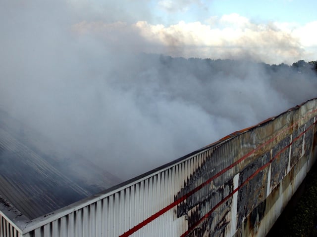 2008 - The fire at Brackmills Industrial Estate