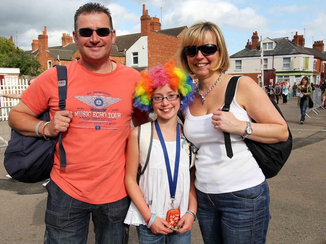 Paul, Amy and Lisa from Northampton.