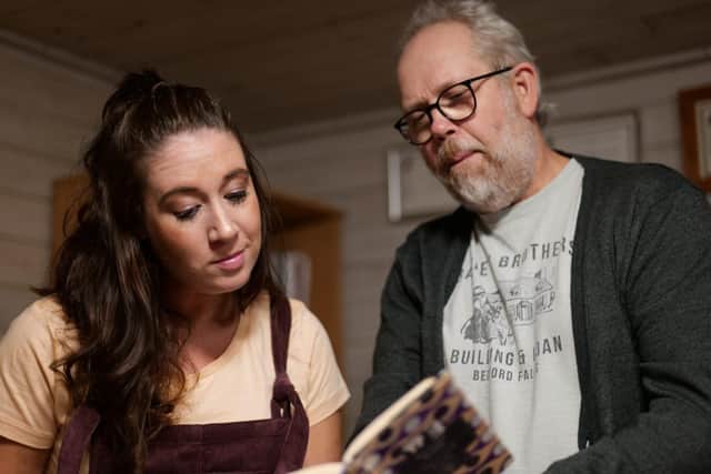 Olivia Hulley as Rita, Fraser Haines as Frank