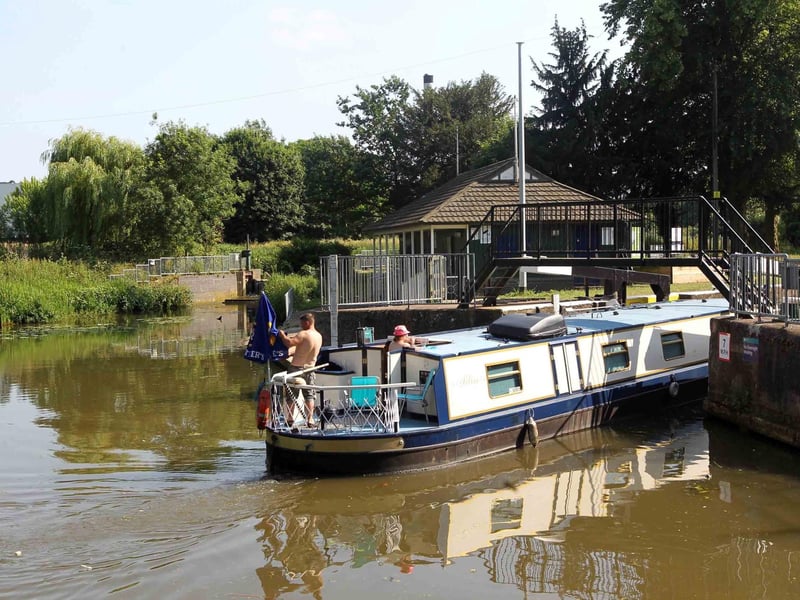 The On the Waterfront Festival at Becket's Park, Midsummer Meadow, Radlands Plaza and Nene Whitewater Centre.