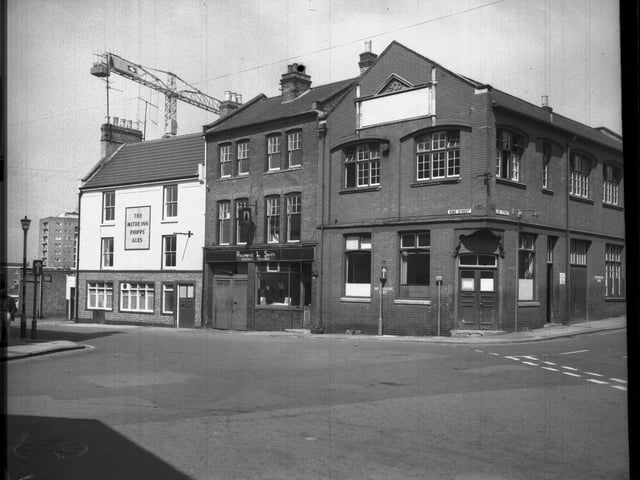 The Mitre Inn, Northampton, Kings Street/Silver Street junction
