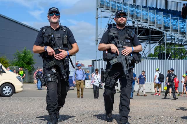 Specialist marksmen will be among those deployed in a massive police operation at next month's British Grand Prix