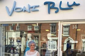 Yvonne Spence, owner of independent shopping boutique Voni Blu in Castilian Street.