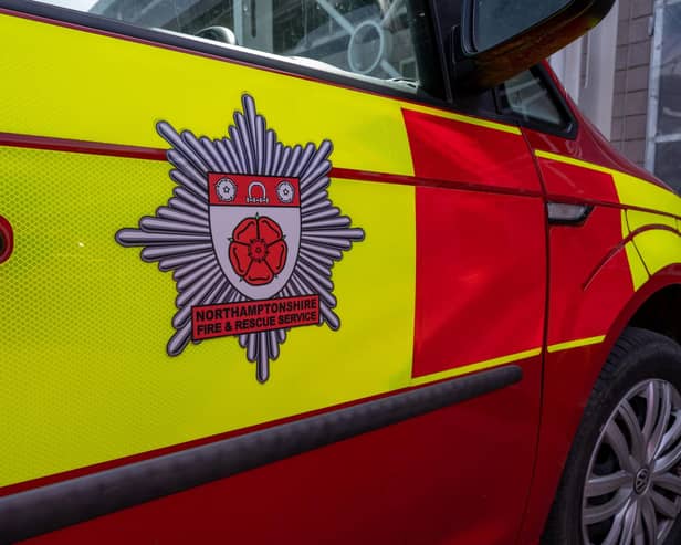 A fire officer from Northamptonshire Fire & Rescue Service was called to the scene.
