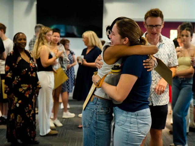 Students celebrate A level success at Wellingborough School