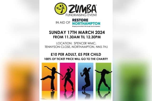 All the details you need for Caitlin's upcoming Zumba fundraiser on March 17.