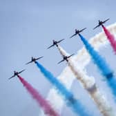 The Red Arrows will be overhead in Northamptonshire on Friday June 23.