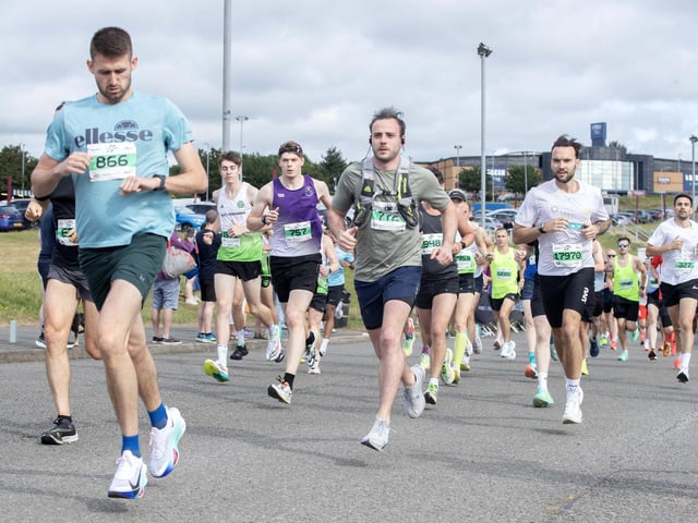 Hundreds of runners took part in the event on Sunday May 31, which started and ended at Sixfields Stadium.
