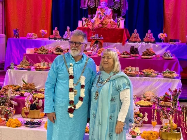 The Mayor and Mayoress joined in on Northampton’s Diwali celebrations