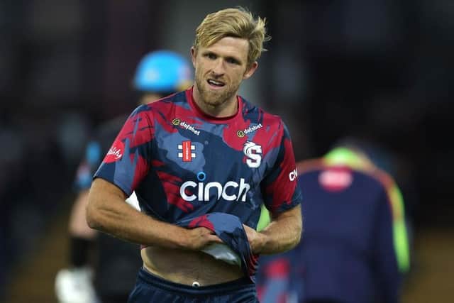 Northants skipper David Willey