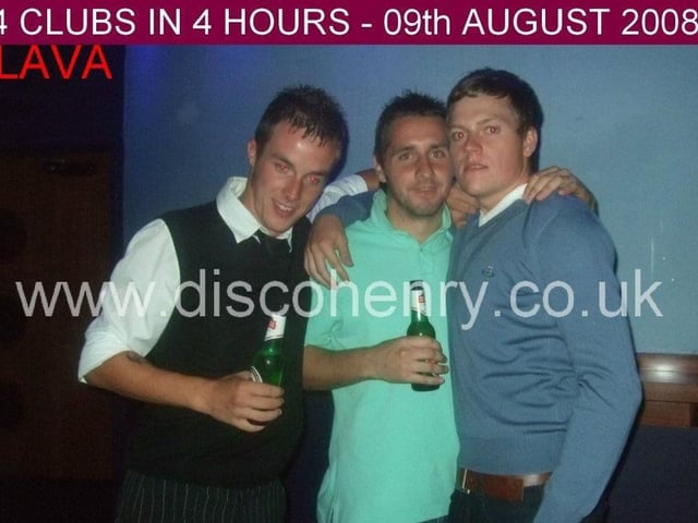 Nostalgic pictures from nights out at Lava and Ghost in August 2008