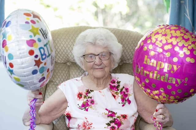 May was one of 10 children and left school aged 14. She has two children, seven grandchildren, 14 great grandchildren and seven great great grandchildren. Photo: Kirsty Edmonds.