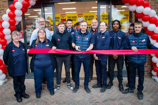 The new supermarket opened in St Peter's Way Retail Park today (Tuesday, May 21)