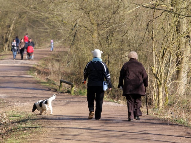 There are plenty of stunning walks, which include a coffee shop, in and around Northampton! (Library picture).