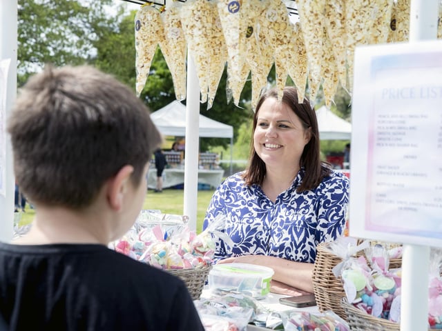 The exhibitors attended the festival on the Playing Fields at Kislingbury on Monday, May 29, from 10am to 6pm.