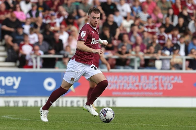 A quiet afternoon by his standards but there was still a sprinkling of his quality. Picked out some terrific passes and found his stride as Cobblers finished strong. For all his class on the ball, he gets through a lot of important work out of possession... 7.5