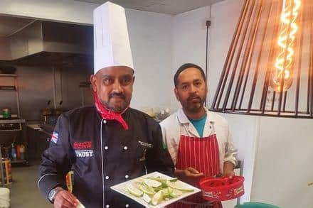 Pictured left is Muhammad Ali, the organiser of the competition who has been an award-winning chef since 2010 and represented the UK in Bangladesh.