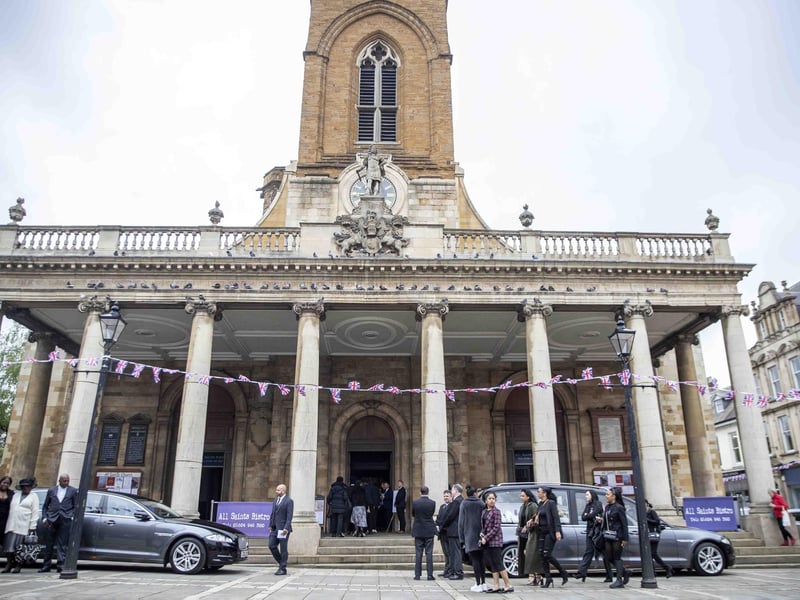 Hundreds attended All Saints' Church in town on Friday morning (May 12) to pay their respects to 16-year-old fatal stab victim Fred Shand