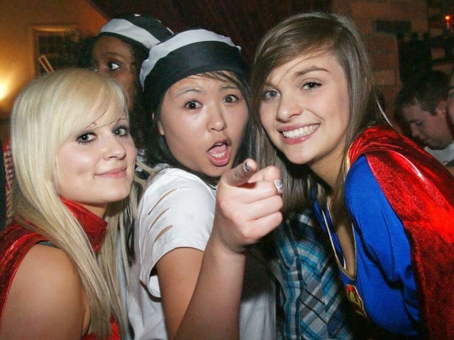 Nostalgic pictures from a night out at NB's
