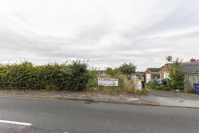 Complete with planning permission for a block of flats, this land will cost you £275,000.