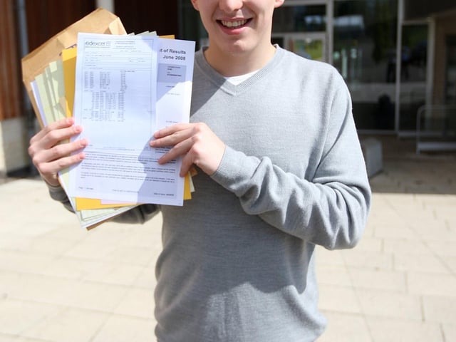 2008 - GCSE results, Northampton Academy. Pictured: Jezz Rose.