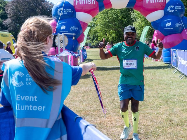 Runners taking part in the Race For Life at Abington Park in Northampton on Sunday, July, 12, 20026. Photo by David Jackson.