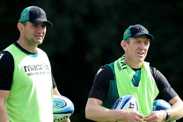 Phil Dowson and Sam Vesty