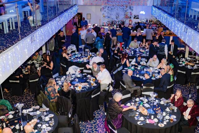 The Vegas-themed Christmas party held at the Ritz Complex in aid of Brain Tumour Research