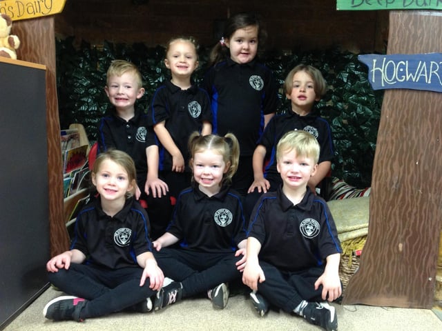 Reception class at Harlestone Primary School.