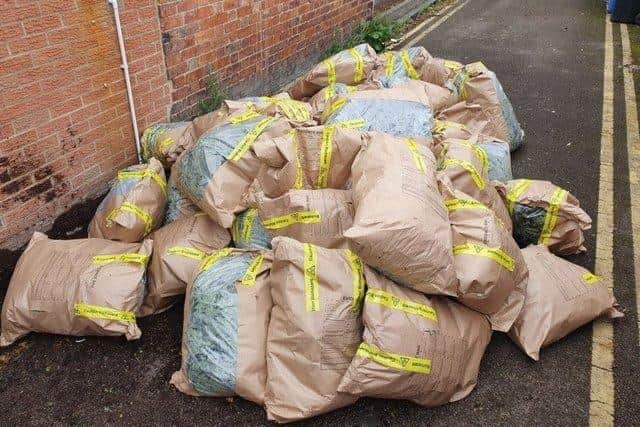 The seized drugs. Credit: Northants Police