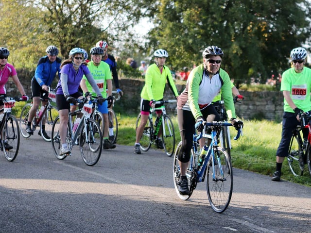 2014 - Cycle for Cynthia event at Lamport Hall to raise money for Cynthia Spencer Hospice.