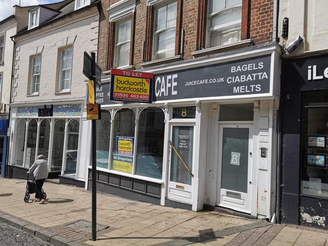 Juice Cafe opened its doors in Bridge Street in April 2021 as the country emerged out of lockdown. The owner said his vision was to offer the town something 'different as more people want a healthy lifestyle now'. It is not known when the site officially closed but it has not been trading for months and 'to let' signs have recently gone up on the building.