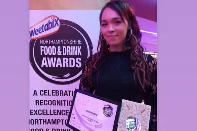 24-year-old Hannah Dunne (pictured) has been working at wood fired restaurant, Ember, for just over a year, but has been in the food and drink industry for around seven.