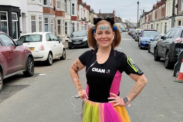 Chantelle Bentley is no stranger to fundraising and took on a challenge back in 2020 dressed in wedding accessories when her big day was pushed back during the pandemic.