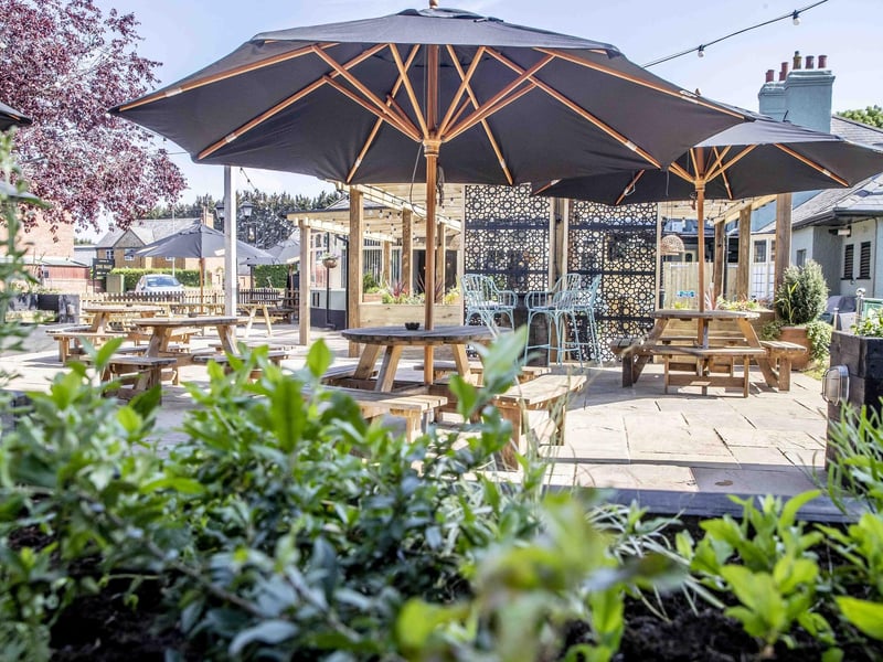 The Harlestone Road pub's garden has had a stylish makeover