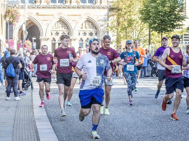 Hundreds of runners took part in the half marathon on Sunday September 15, 2024.