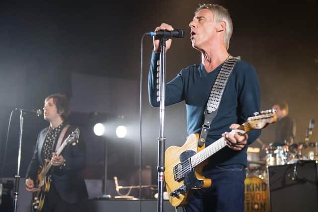 Andy Crofts performs live on stage with Paul Weller at the Derngate back in 2017 (Picture: David Jackson)