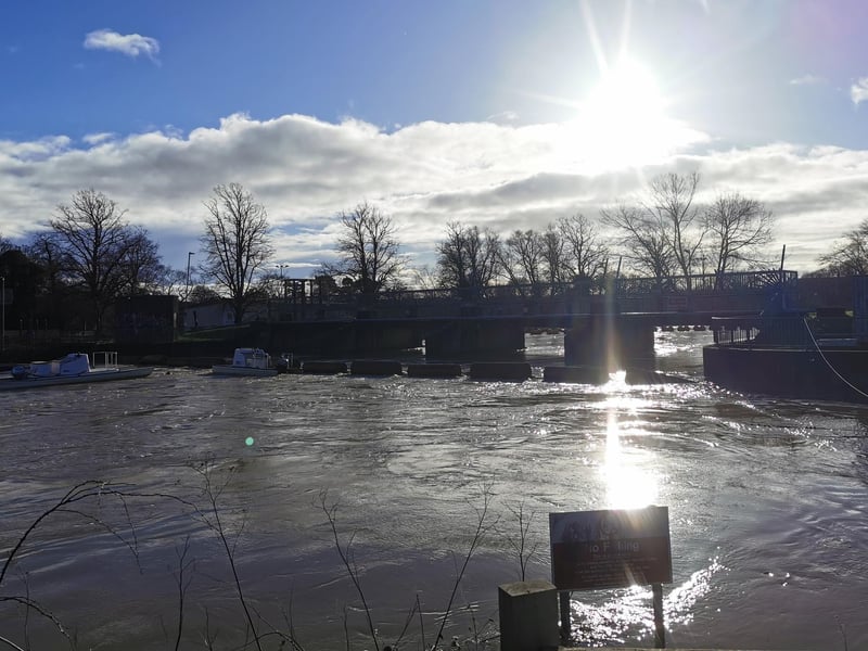 Northampton Active white water rafting on the River Nene just off the Bedford Road