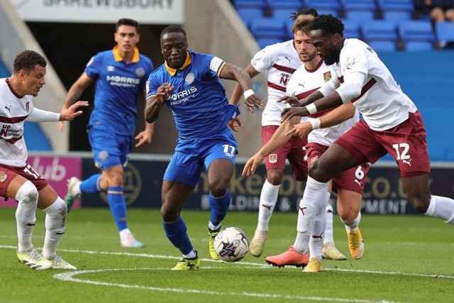 Ensured Guthrie's absence didn't hit Cobblers too hard with strong, solid showing at the back. Did pretty much everything asked of him. Even won the tackle that led to the winner but was unfortunate that the ball ricocheted kindly for Shrewsbury... 7