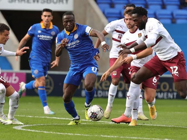 Ensured Guthrie's absence didn't hit Cobblers too hard with strong, solid showing at the back. Did pretty much everything asked of him. Even won the tackle that led to the winner but was unfortunate that the ball ricocheted kindly for Shrewsbury... 7