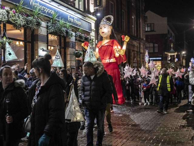 Celebrations for the festival of lights included a parade and entertainment in Northampton town centre on Saturday (November 4).