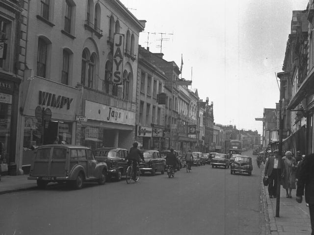 Gold Street and Marefair, Northampton late 1950s or early 1960s
