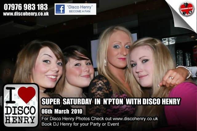 Nostalgic pictures from a March night out in town 13 years ago