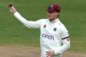 George Bartlett hit an unbeaten 126 for Northants against Leicestershire