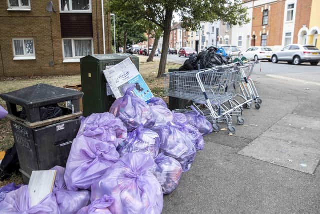 The volunteers can often collect 30 bags of rubbish in a two-hour litter pick.