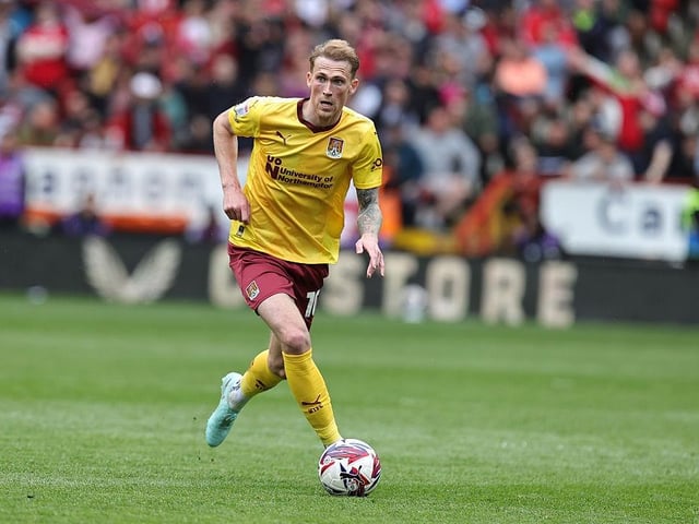 Subdued day in terms of his attacking play and creating chances but he linked well with the likes of Roberts and Fosu as Cobblers kept possession for decent spells. Once again seemed to enjoy the freedom of being able to drift centrally... 7