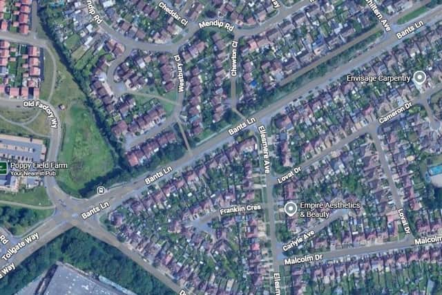 The collision happened in Bants Lane.