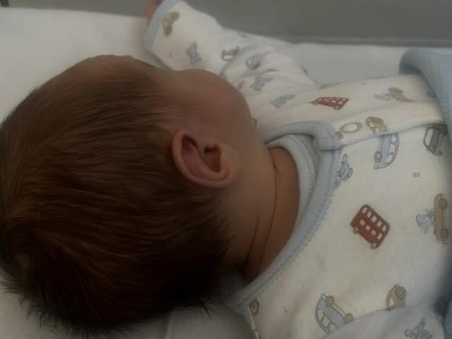 Crue born at 10.40pm on June 14 at Northampton General Hospital, weighing 8lbs.