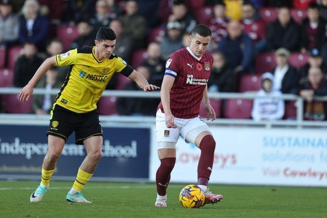 He's had to wait patiently but finally he was given his first league start of the season and it proved an inspired decision. Brought leadership, experience and physicality to the back-line as Cobblers defended with aggression and resilience to keep their first clean sheet since September.... 8